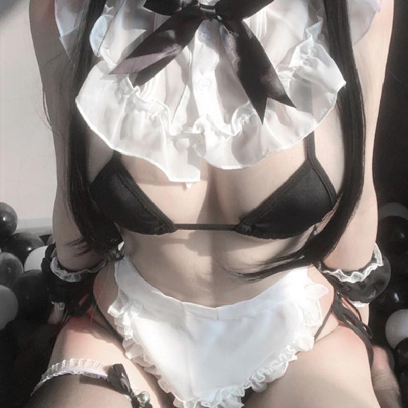 情趣装性感情调内衣女仆cos制服情感趣味睡衣诱惑套装纯欲qqny