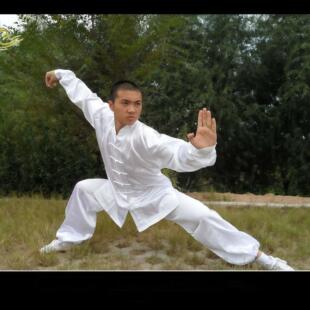 太极服套装男女同款宽松练功服传统武术服男女士晨练表演款团体热