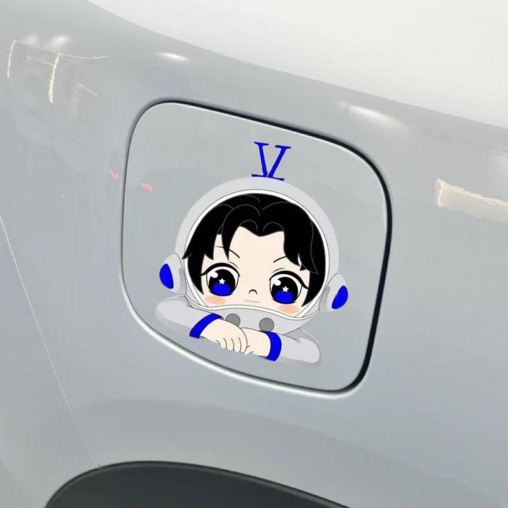 张杰演唱会行星文化星星歌手应援物汽车摩托车贴纸定制行李箱油箱