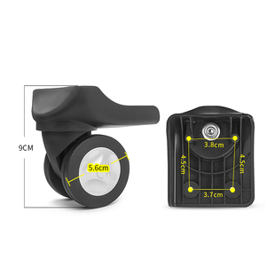 BW005#卡帝乐鳄鱼拉杆箱静音滑轮顺滑耐磨皮箱行李箱维修轱辘配件