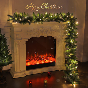 饰品PE藤条270cm门挂花环墙挂酒店商场场景布置 圣诞节装 工厂