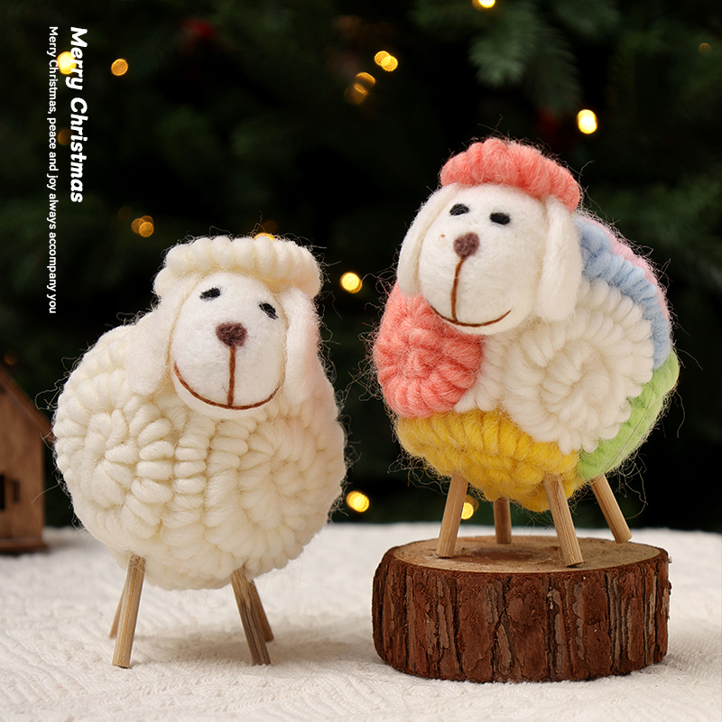 【工厂】圣诞节装饰品毛毡挂件