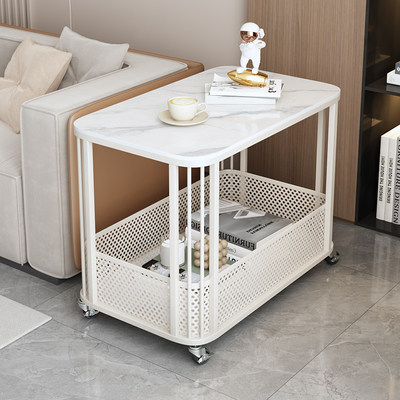 沙发边桌边柜茶水柜客厅置物架卧室轻奢餐边床头可移动边几小推车