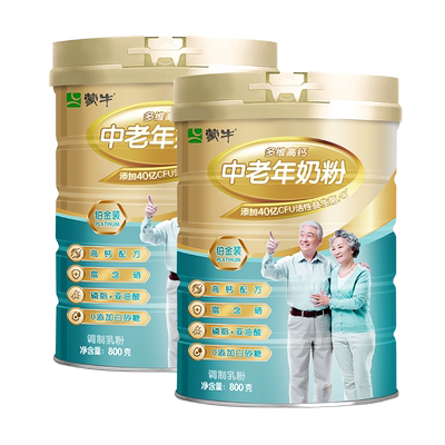 蒙牛多维高钙中老年奶粉800g