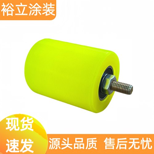 往复机皮轮升降机胶轮抱轮升降往复机滑轮配件牛筋轮聚氨酯轮滚轮