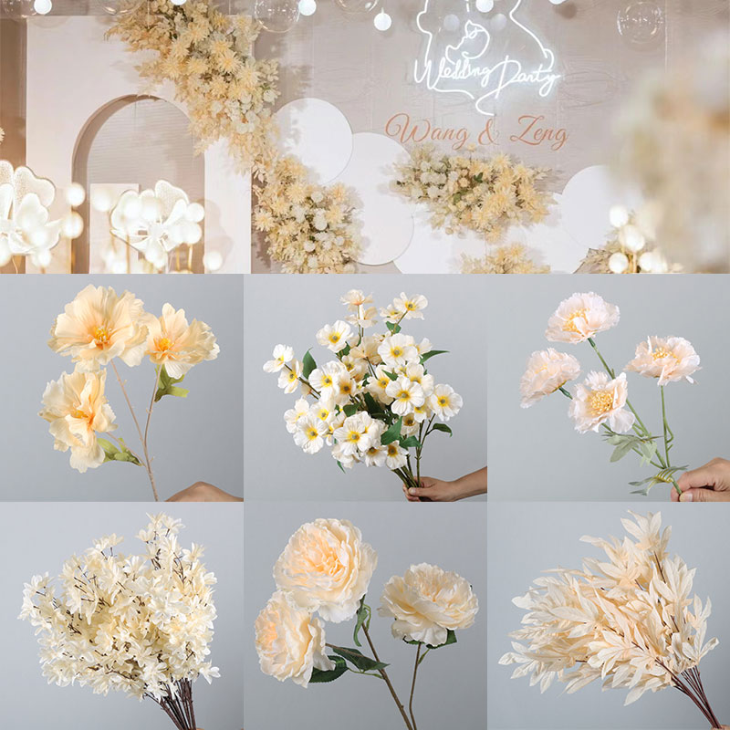 心怡婚庆仿真绢花二十支包邮