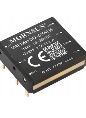VRF2424DD-50WR4金升阳DC-DC电源模块18-36V转24V50W超小体积原装