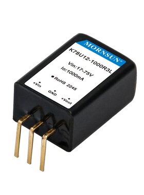 K78UX6-1000R3L金升阳DC/DC电源模块9-75V转6.5V稳压单路输出弯脚