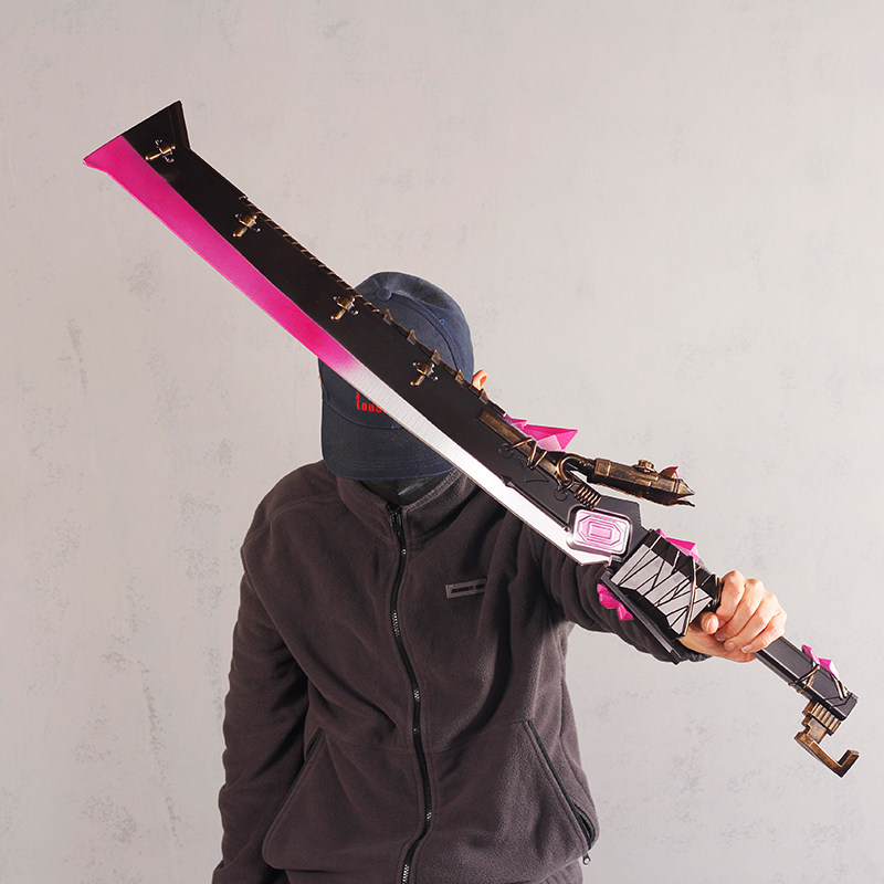 大号1米软胶火焰刀武器模型玩具