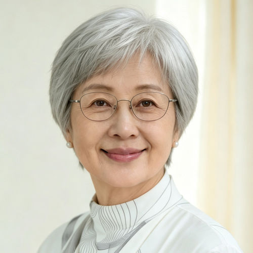 假发女真发老年人奶奶短直发透气