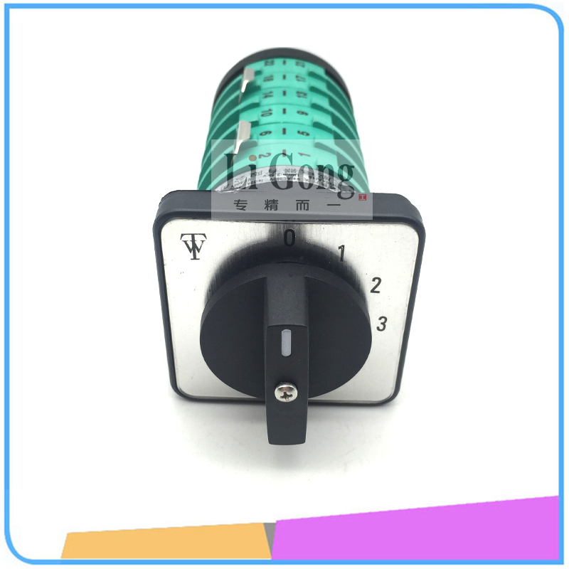 CO2气保焊转换开关KDHC-32A-3*3-6二保焊机档位调节开关3档6节