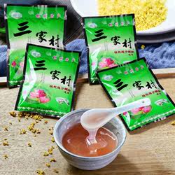 三家村藕粉杭州西湖特产400g*4袋桂花藕粉羹速溶小包装独立藕粉