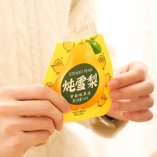 炖雪梨蒟蒻果冻网红0脂肪低卡