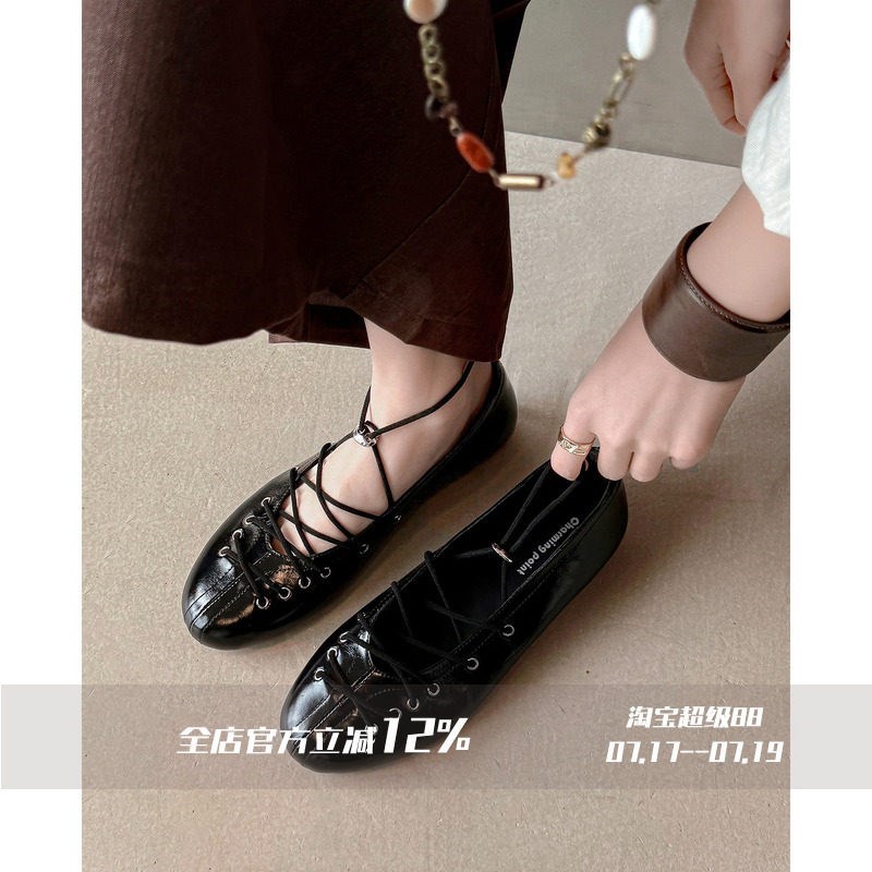 珍妮画报～！平底玛丽珍单鞋