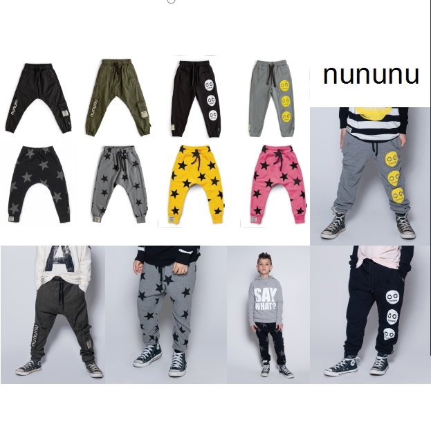 【鬼母家】NUNUNU 21秋冬新款 童装男女童多款卫裤  现货不退不退