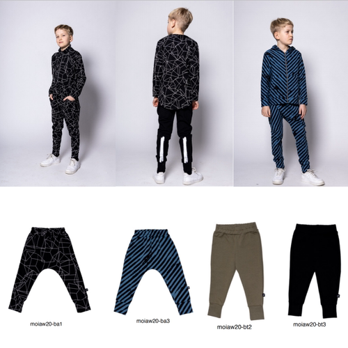 【鬼母】Moi AW20 线条/条纹打底裤卫裤垮裤 不退货