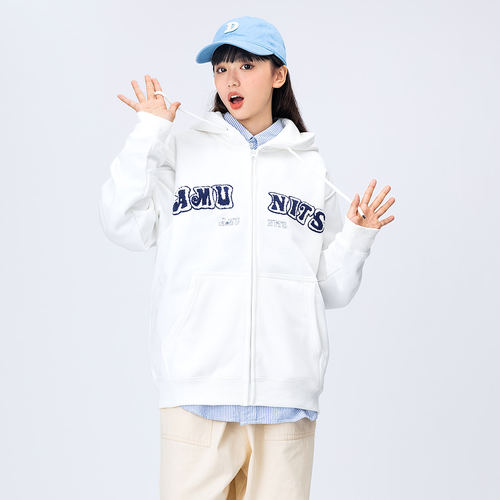 日系街头中性毛巾绣外套上衣