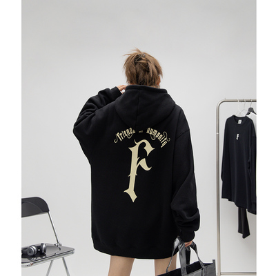 380g重磅字母印花加绒卫衣