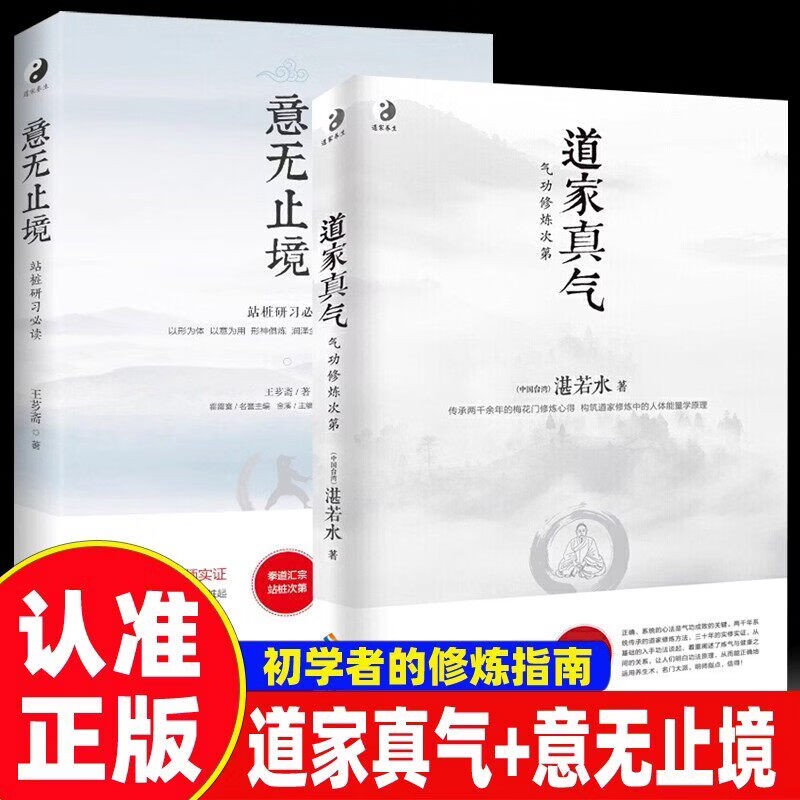 道家真气 气功修炼次第 +意无止境 气功初学者修炼入门指南道教宗教书意拳中国武术,气功,中医,康复,养生与保健等知识 海南出版社图片