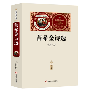 书籍中学生初一七八年 青少年版 普希金诗选 中小学生课外书