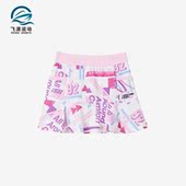 SKIRT女童时尚 Skechers 斯凯奇正品 透气运动休闲针织印花短裙