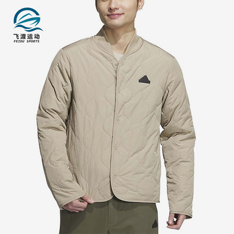 阿迪达斯男士保暖运动休闲棉服