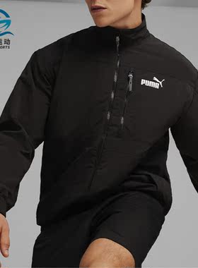 Puma/彪马正品春季新款男士宽松休闲梭织立领外套627117-01