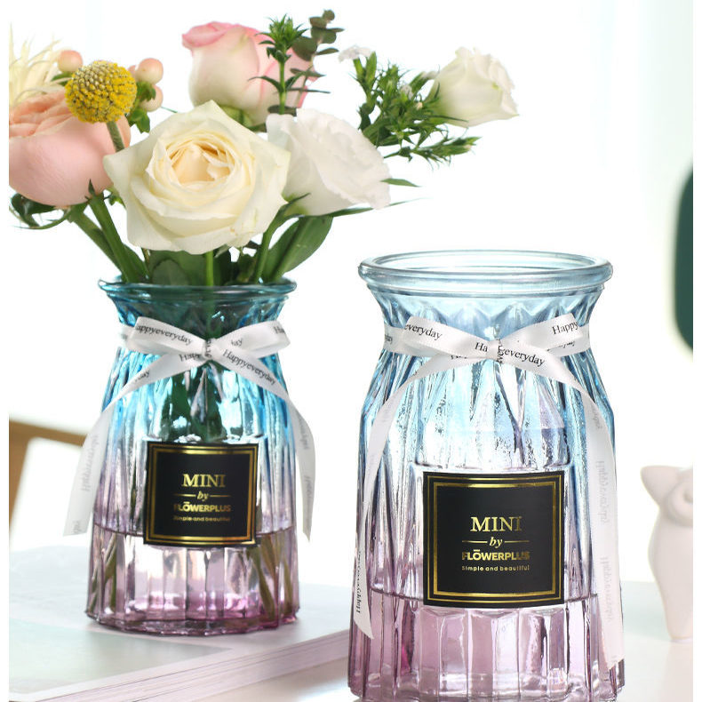 加厚创意透明玻璃花瓶