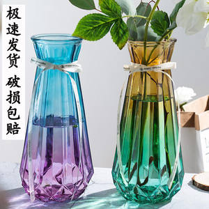 加厚加重玻璃花瓶简约