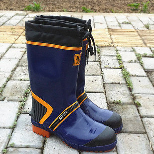 四季男士外贸钢头雨鞋安全耐磨高筒防砸防水防滑时尚水鞋雨靴