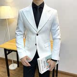 2025秋装黑色新款品质西装英伦小西服男士外套DX2215-P138，男装西服套装，星座197