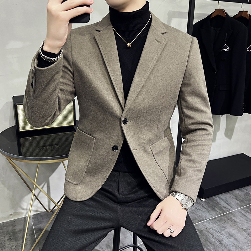 2025秋冬高品质加厚保暖毛呢西服男士西装外套DX2219-特P100,男装西服,星座197