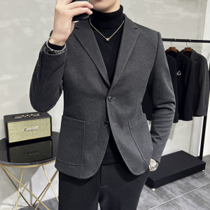 2025秋冬高品质加厚保暖毛呢西服男士西装外套DX2219-特P100