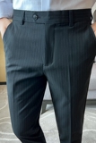 条纹休闲裤子男士潮牌商务正装西装裤新款修身长裤子XK668-P70，男装西服套装，星座197