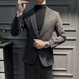 2025春季新款设计西服套装男士修身正装西装二件套LJT313-P215，男装西服，星座197
