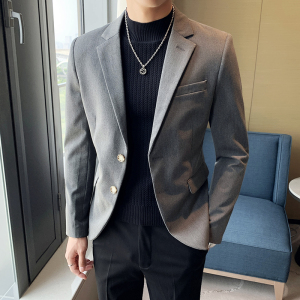 2024春季通勤新款高品质西装韩版西服男士潮流外套DX2213-P135图片
