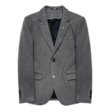 高品质新款毛呢加厚保暖西装男套装暗条纹二粒扣西服LJT6692-P230，男装西服套装，星座197