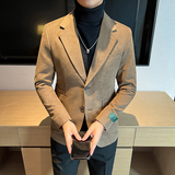 2025定制面料西服高品质仿麂皮绒多口袋西装XZ004-P195，男装西服，星座197