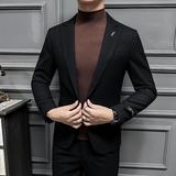高品质男士通勤修身休闲西服青年套装结婚商务二件套LJT198-P240，男装西服，星座197