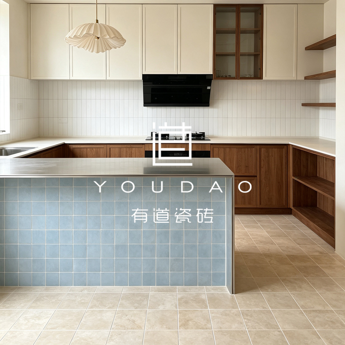 中古侘寂莱姆石瓷砖厨房卫生间阳台地砖餐饮店民宿防滑砖200*200