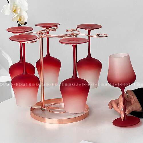 趣皿轻奢葡萄酒具套装家用办公室高档红酒杯高脚杯套装简约香槟杯