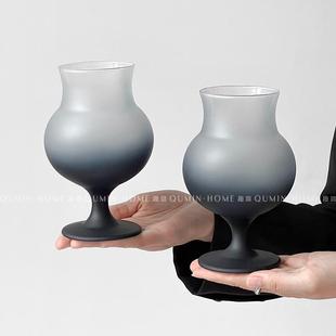 趣皿水晶玻璃酒杯轻奢红酒杯高级感家用葡萄酒杯创意香槟杯子酒杯