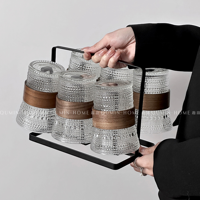 家用客厅玻璃隔热套装果茶水杯