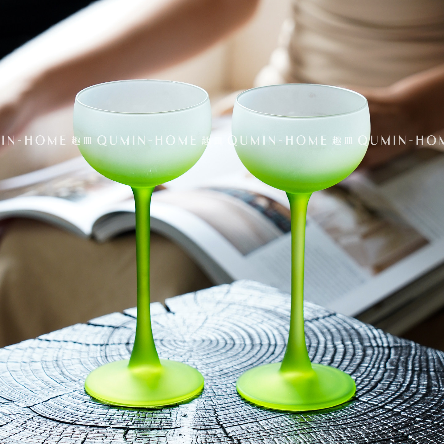 趣皿ins玻璃杯特调鸡尾酒杯香槟杯葡萄酒杯家用氛围感磨砂高脚杯,餐饮具,鸡尾酒杯,淘宝优惠券,粉丝福利购,淘宝优惠卷