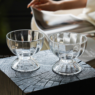 趣皿创意大容量雪糕杯家用酸奶甜品杯玻璃杯冰淇淋杯冷饮杯喝水杯