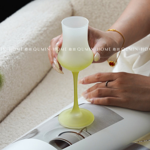 趣皿高级感闻香杯微醺鸡尾酒香槟杯高脚杯红酒杯葡萄酒杯玻璃杯子