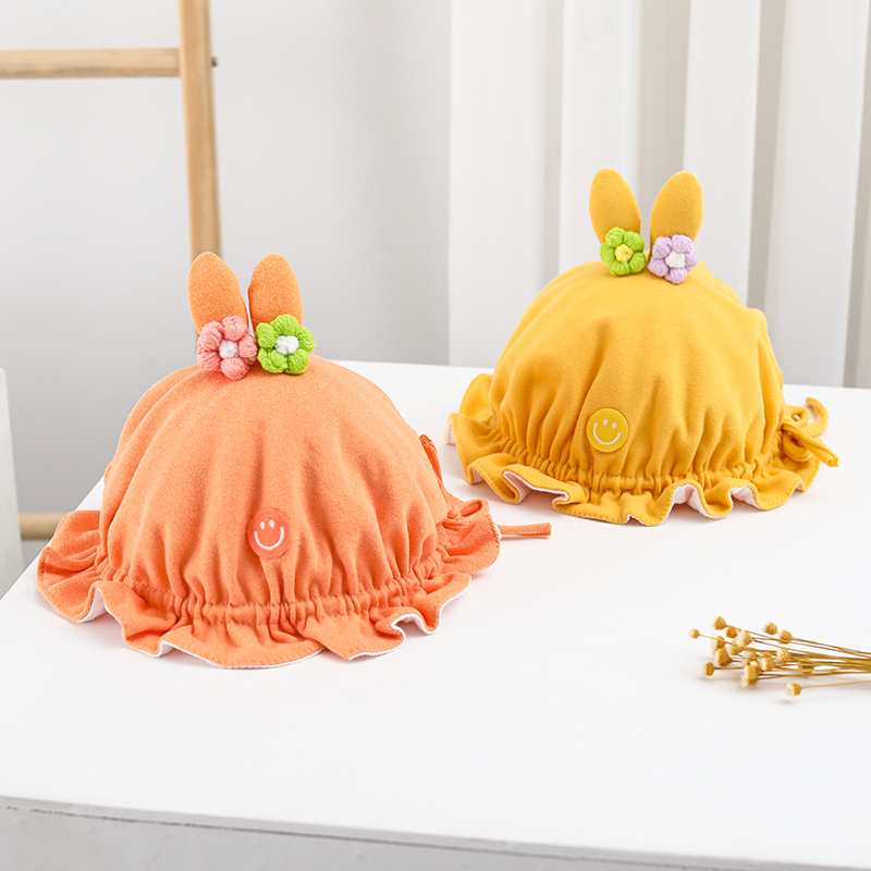 新生儿帽子0-8月3秋季小月龄婴儿胎帽超萌宝宝渔夫帽可调节囟门帽