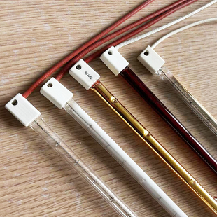 PET塑料吹瓶机用真空钨丝红外线灯管电热管加热管220V包邮