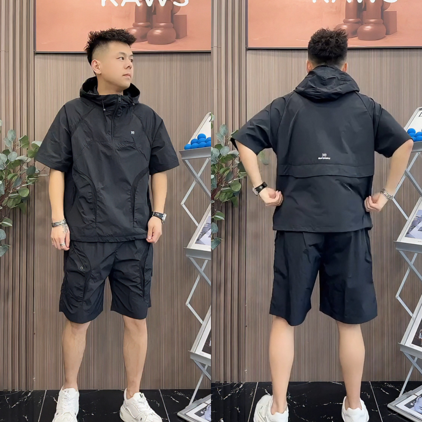 夏季轻薄透气防晒套装