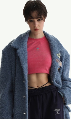 The God Particle 2023秋冬新款TGP宽松mini炒色LOGO印花短袖T恤